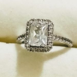 ZALES Lab - Created Diamond Ring Emerald Cut